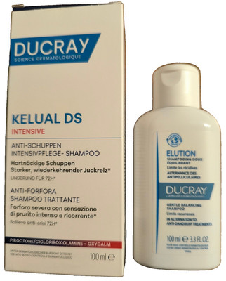 Set: 1x DUCRAY KELUAL DS INTENSIVE + 1x ELUTION jew. 100ml
