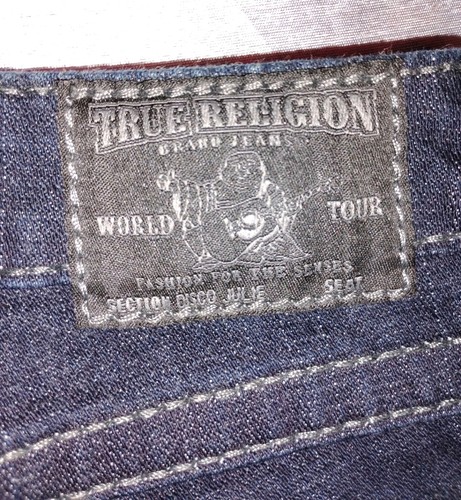 True Religion Skinny Jeans Women Size 27 Dark Wash - Picture 8 of 24