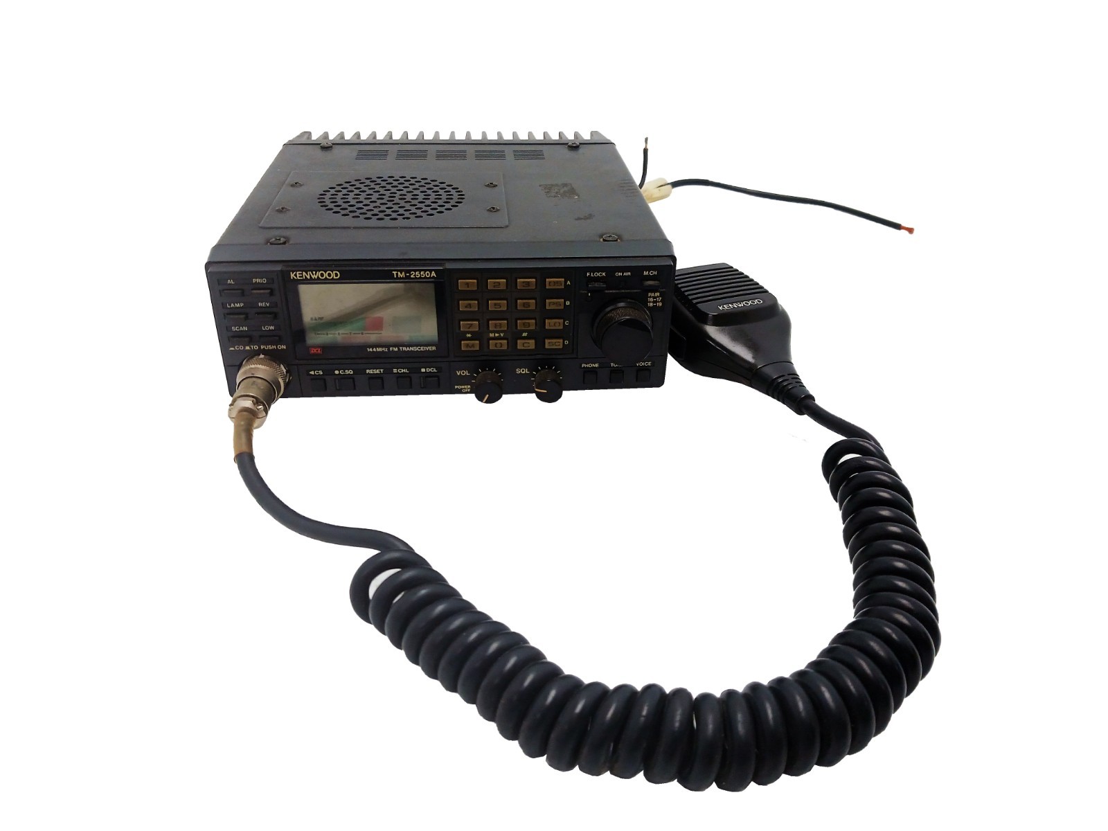 Kenwood TM-2550A 144 MHz FM Amateur VHF Transceiver Mobile Radio 2 Meter - WORKS