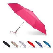Automatic Eco Open Close Water-Resistant Travel Folding Umbrella with Sun Pro...