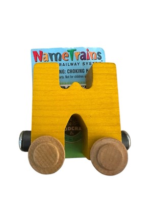 Name Trains Bright Yellow W Wooden Railway System Maple Landmark Thomas Brio USA