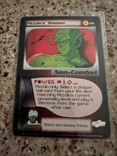 DBZ Dragon Ball Z FOIL Piccolo's Wisdom 107 CCG Unlimited Frieza Saga