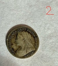 Maundy Coin 1900, Old Victoria head, 3p Three Pence