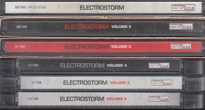ELECTROSTORM - Electronic Club Smashers - Vol. 1 - Vol. 6 - 6x CD-Sampler