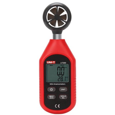 UNI-T UT363 Digital LCD Anemometer Wind Speed   Meter Temperature Meter
