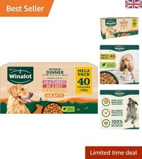 Sunday Dinner Mixed in Gravy Wet Dog Food Pouches 40x100g 4.50 per kilo