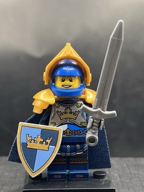 LEGO Gold Crown Knight King Minifigure Cape Kingdoms Castle D&D 7094 21348 71047