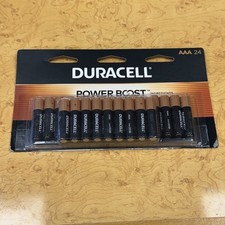 Duracell Coppertop AAA Alkaline Batteries 24/PK expiration date 2036