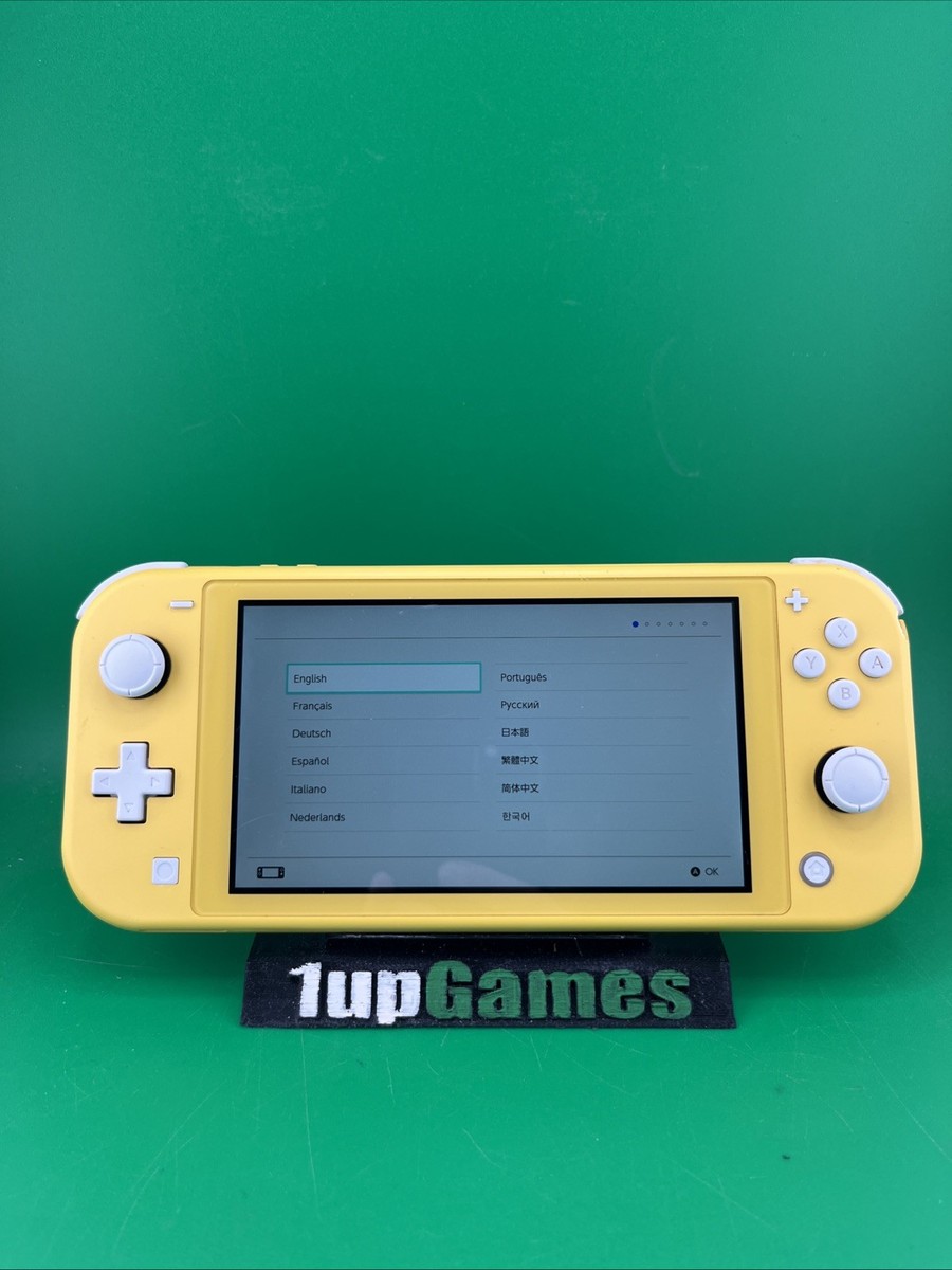 Nintendo Switch Lite Console Yellow Handheld 32GB HDH-001 Tested