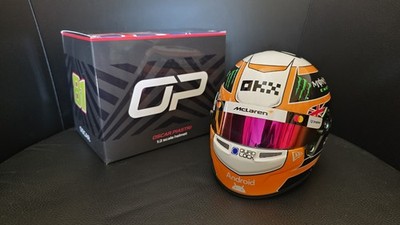 Oscar Piastri helmet 1/2 scale Monaco GP 2025 - McLaren F1 - with original box