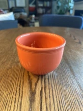 Fiestaware Poppy Orange Chili Bowl Ceramic Dish Homer Laughlin Kitchenware