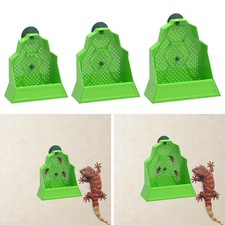 Suction Cup Reptile Feeder Pet Supplies Escapeproof Frog Food Container Bowl