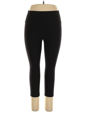 MPG Mondetta Performance Gear Capri Legging Womens Plus 1X Black 