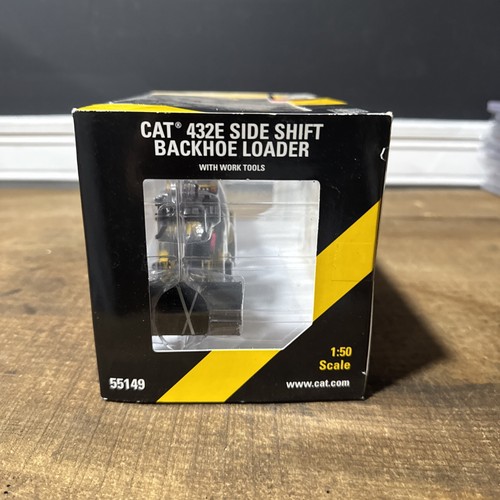 1/50 Cat 432E Side Shift Backhoe Loader by Norscott NIB! - Picture 5 of 6