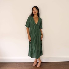 Faithfull The Brand Green Dress, UK Size 6