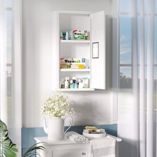 Produktbild - Medizinschrank Erste Hilfe Schrank, Arzneischrank mit 3 Ebenen, Refurbished