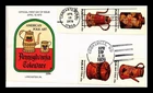 DR JIM STAMPS US COVER PENNSYLVANIA TOLEWARE FDC COMBO COLLINS HAND PAINTED