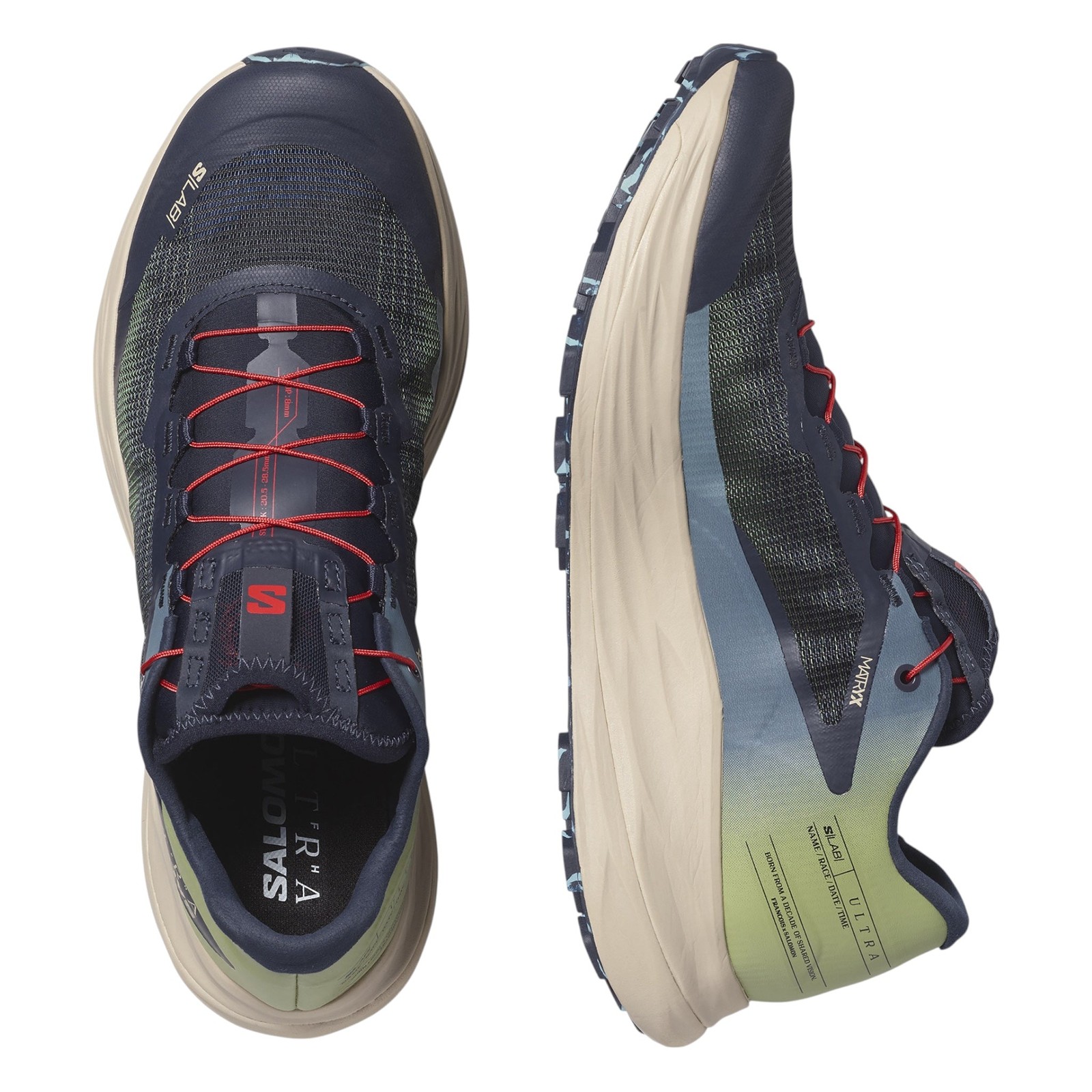 Scarpa da Trail Running Salomon S Lab Ultra Blu L47480100 Uomo Taglie 8 13