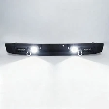 Black Rear Bumper Assembly W/ LED Lights For Ford F-150 SVT Raptor 09 2010-2014