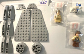 LEGO SW: Ep. 1 NABOO N-1 STARFIGHTER & VULTURE DROID Set 7660 w/ Minifigs *USED*