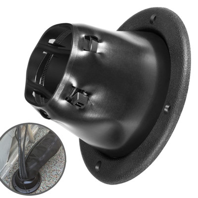 Marine Transom Boat Steering Cable Boot Motorwell With Wire Tie Inside Dia.4.5''