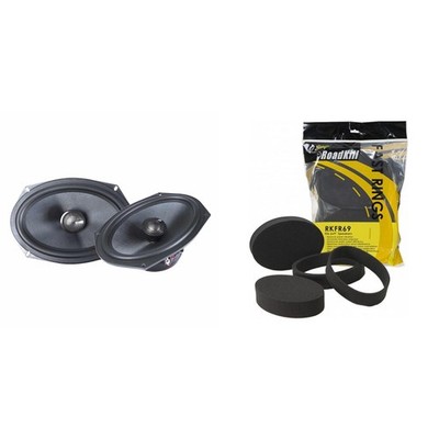 Diamond Audio DES692 6x9'' Diamond Elite Series coaxial speakers with Fast Rings