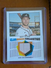 2026 Topps Heritage #CCR-MO MATT OLSON Clubhouse Collection Relics Braves 🏹