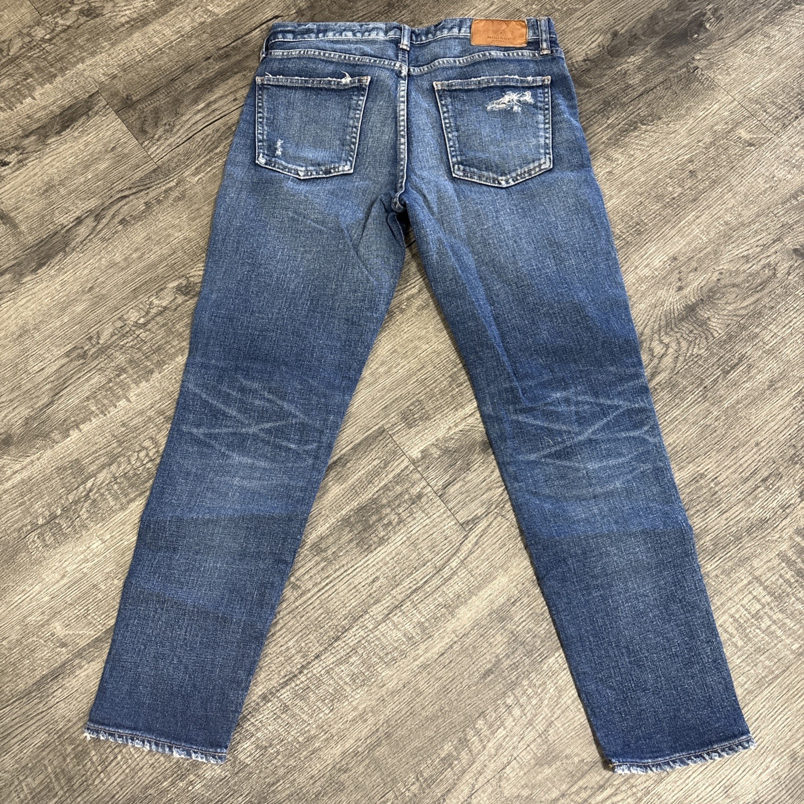 MOUSSY VINTAGE Women's Distressed Skinny Jeans Denim 28 Fits 30 X 26 - View 12