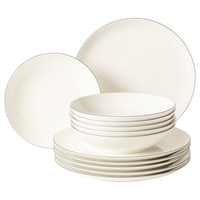 Seltmann Weiden Savona Tafelservice 12-Teilig Grey Line FüR 6 Personen