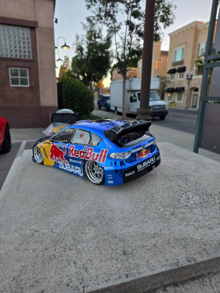 200mm 1/10 Custom Paint WRX REDBULL 4Tec-2 RDS DC10 YD2 MST FZ02 TT02 Body Only - Image 4 of 4