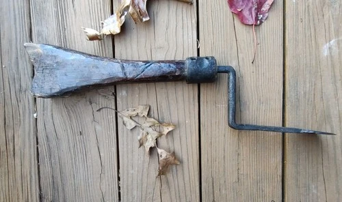 Rare Antique Iron Butteris, Farm-made or Blacksmith, Hoof Trimmer, Unmarked
