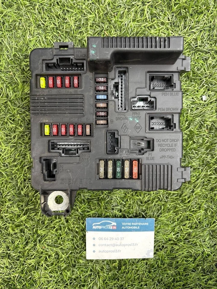 BOITIER SERVITUDE MOTEUR USM BSM RENAULT MEGANE 8200306032A S118399200D UPCX84N2 - Photo 3/4