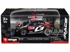 TOYOTA GR YARIS RALLY1 #17 "WRC" (2024) 1/43 DIECAST MODEL CAR BY BBURAGO 38323