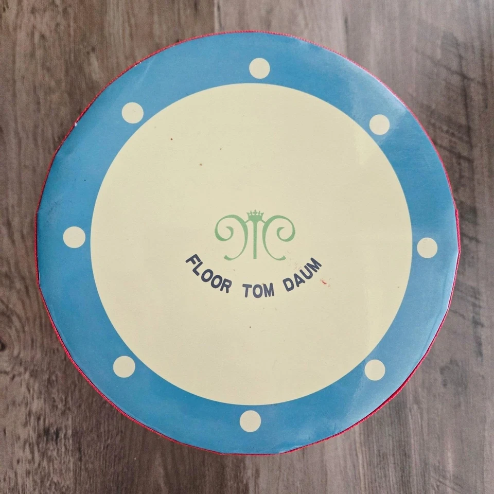 Lindo instrumento de juguete musical Floor Tom Drum Daum para niños historia musical Foto 4 de 4