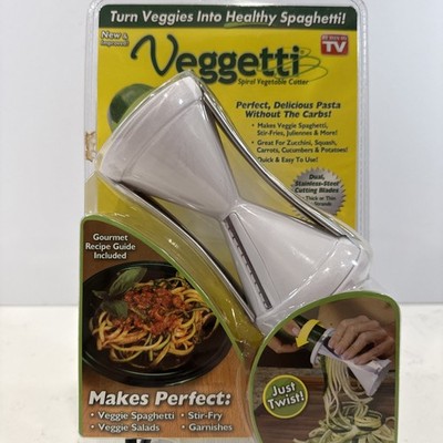 Veggetti Spiral Vegetable Cutter   As Seen on TV   New Sealed Spiralizer.kitchen