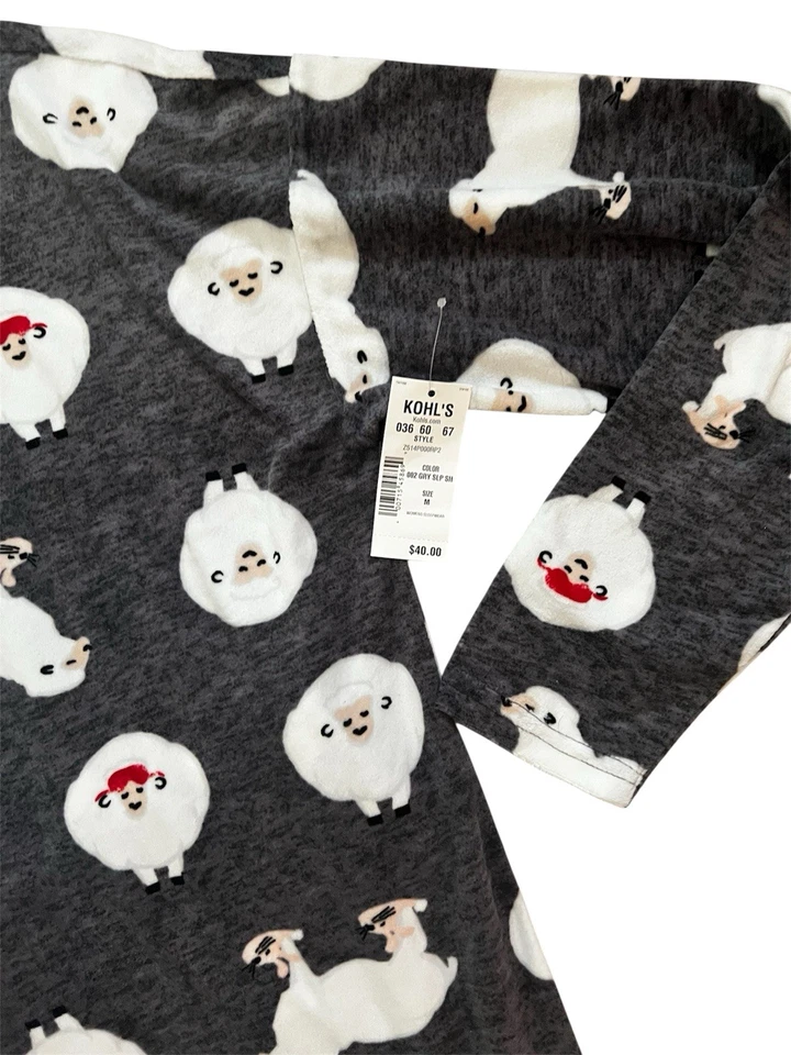 Conjunto de pijama y pantalón de oveja súper suave Sonoma para mujer talla mediana Foto 4 de 4