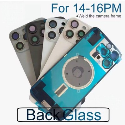 OEM Back Glass iPhone 14/14 Plus/15/15 Pro/15 Pro Max/16/16 Pro Max...