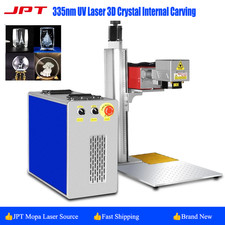 JPT 5W UV Laser Marking Machine Crystal 3D Engraving Inside & Electric Z axis