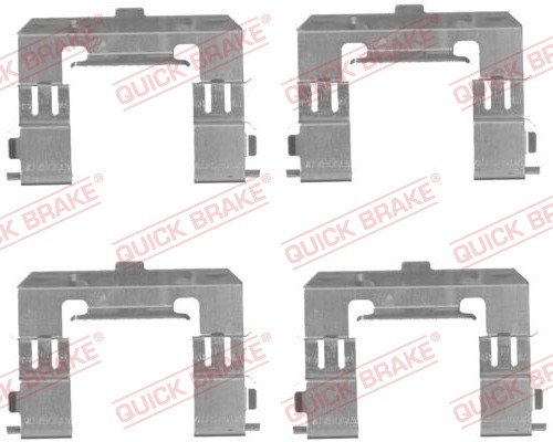 Original QUICK BRAKE Accessory Set Disc Brake Pad 109-1715 For Ford Mazda - Image 4