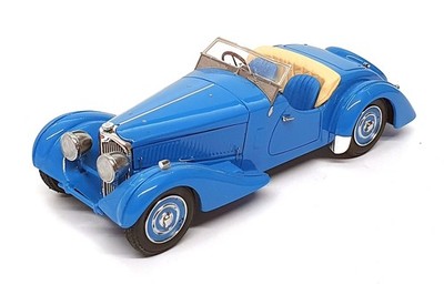 Matrix Maßstab 1:43 LIB020 - 1937 Bugatti Type 57S Corsica Campbell - blau