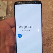 Samsung Galaxy S8 Smartphone Schwarz Android 64 MB, Kratzer, Ladeanschluss
