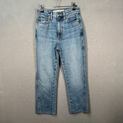 Apiece Apart Womens Size 25 Camilla High-Waisted Crop Denim Jeans 100% Cotton