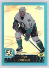 2001-02 Topps Chrome Refractor Jeff Friesen #57 0f2