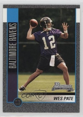 2002 Bowman Silver 94/250 Wes Pate #183 Rookie RC d4y
