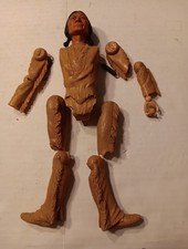 Vintage Marx, Johnny West, Chief Cherokee Indian Action Figure, Part Or Restore