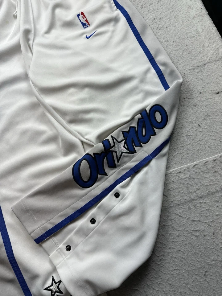 Pantalones de calentamiento vintage para hombre Nike Orlando Magic Tear Off años 90 2XL NBA McGrady Foto 4 de 4