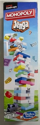 Monopoly Jenga Mashup Family Game (LN, COMPLETE, SHIPS FREE)