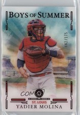 2025 Panini Boys of Summer Red 162/175 Yadier Molina #59 04br