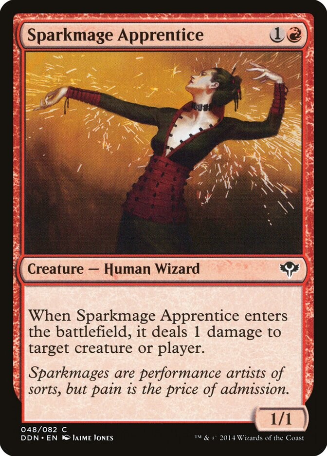 Sparkmage Apprentice - Duel Decks: Speed vs. Cunning - LP