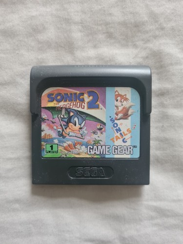 SONIC THE HEDGEHOG 2 Sega Game Gear UK / EUROPEAN Version Game - Picture 2 of 3